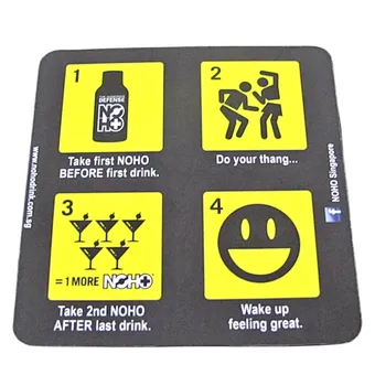 1mm Absorbent Paper Square Paper Coasters Custom